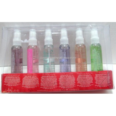 HEALING GARDEN Body Mist Sampler - Six 2 ounce bottles - New in Box - Nice Gift   312200058916